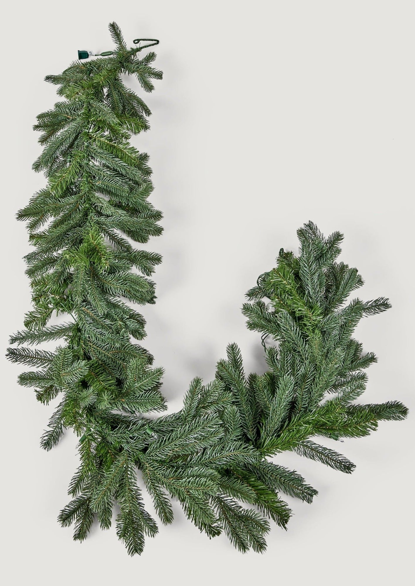 Artificial Christmas Spruce Garland with LED Lights - 72"