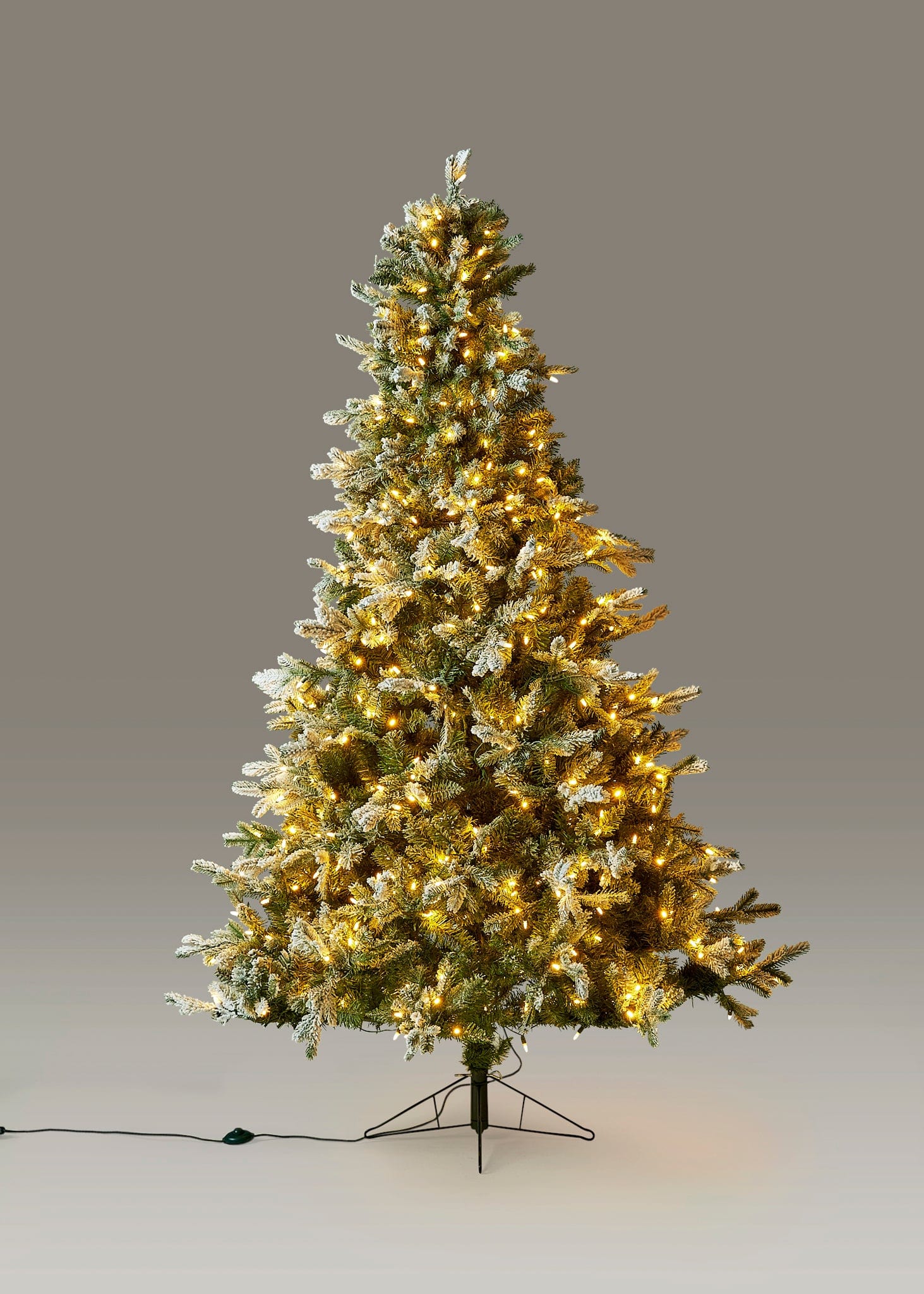 Frosted Pine  Pre-Lit LED White Lights - 7.5'