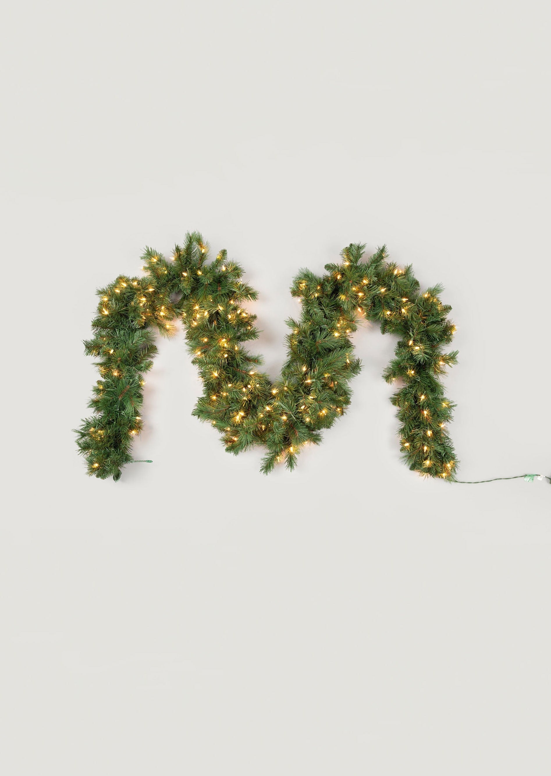 Faux Pre-Lit Holiday Garland Swag - 108"