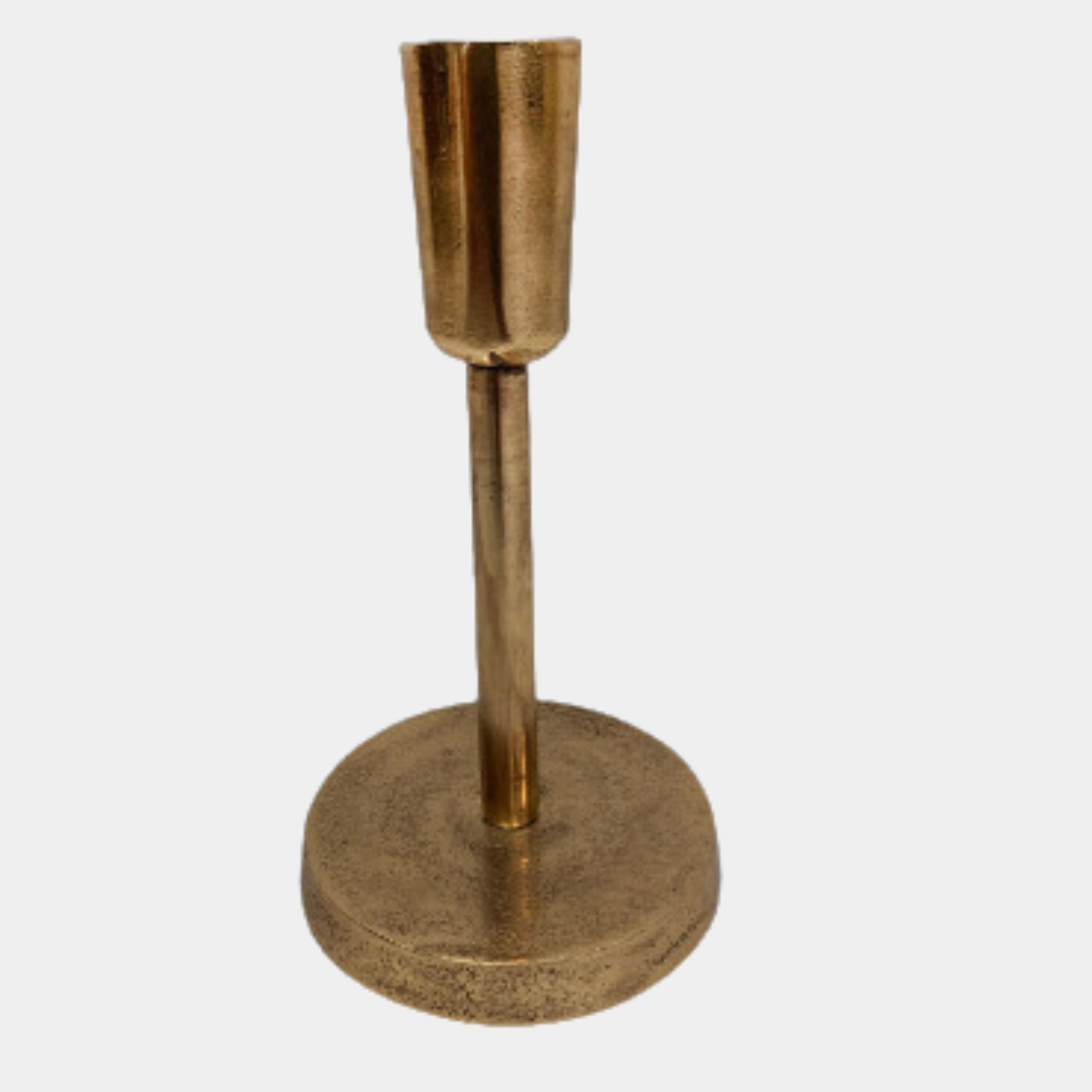 Tara Brass Antique Candle Holder